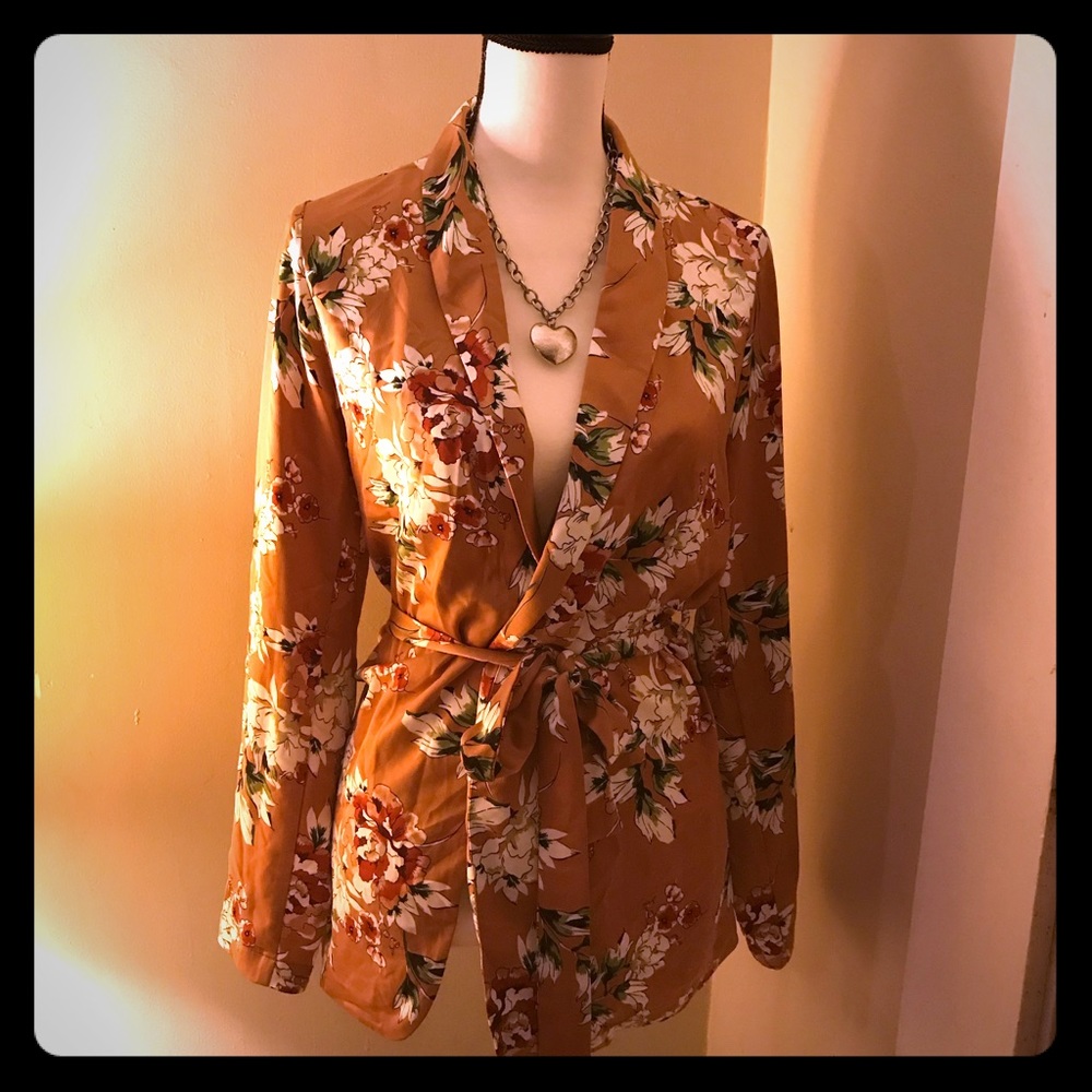 Floral Blazer